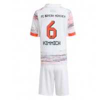 Bayern Munich Joshua Kimmich #6 Koszulka Wyjazdowa dzieci 2025-26 Krótki Rękaw (+ krótkie spodenki)